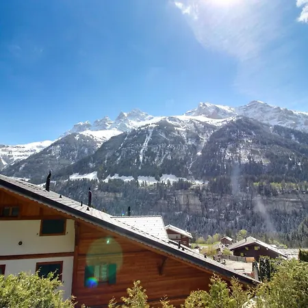 דירה Crtes 14 And Its Vaste Terrasse Champéry
